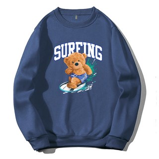 RAW THAT 衝浪熊柔軟寬鬆大學T