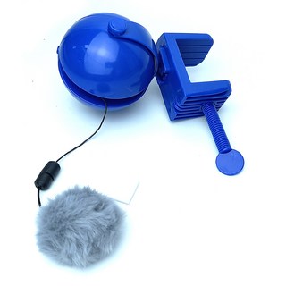 貓咪釣魚旋轉溜溜球玩具, 藍色, 1個