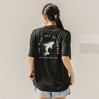 TUBE TREE 女款短袖寬鬆版防磨衣上衣 B8206