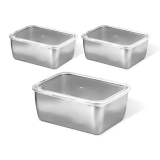 小麥購物 不鏽鋼保鮮盒 G829 61g, 3個