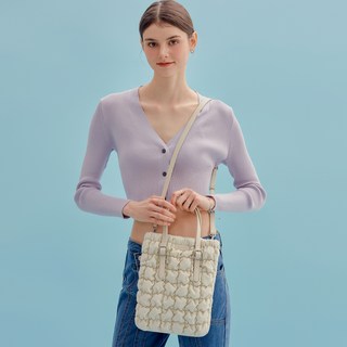 St Scott 女用 Aiden 絎縫扁平托特包 NIV8751 + 防塵袋