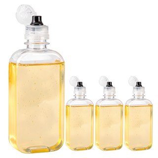 Barunmeegak 不滴漏醬料瓶, 4個, 300ml