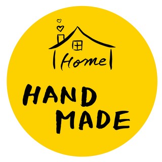 手工包裝貼紙, 100個, 黃色