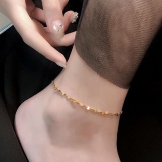 Stone Jewelry 925鍍銀簡約日常腳鍊