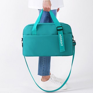 ADDEDIT 素色手提側背波士頓包