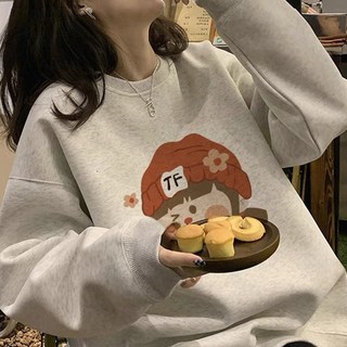 Goodif 女款可愛寬鬆大學T