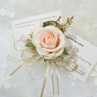 J&B 人造玫瑰襟花 胸花 05 C胸花, 混合色, 1個