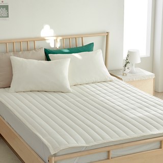 LaMonte 防滑固定帶床墊 韓國製造, 乳霜