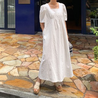 페이퍼먼츠 퓨어리 스퀘어넥 롱 원피스 10824 빅사이즈 포함