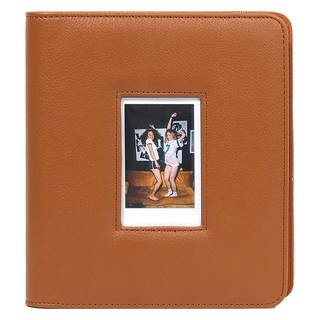 Modern At 皮革小卡相簿 288張 大容量 棕色