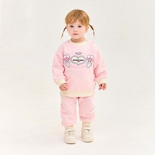 NEW KIDSON Esther Bunny Little 蕾絲愛心可愛上下裝套組