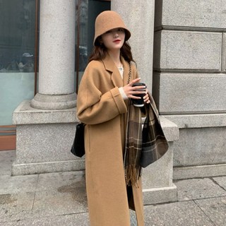 PEONIST 女款日常長版冬季大衣