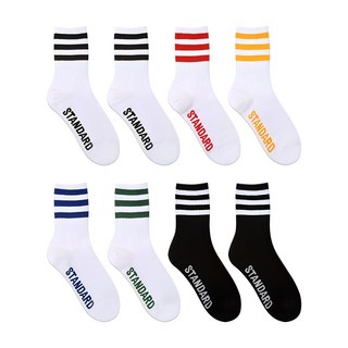 GGRN 女款 標準AA時尚襪 8雙組