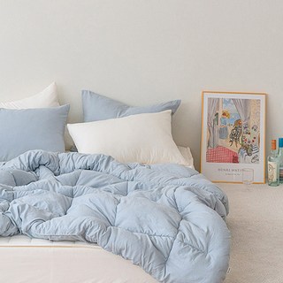 shez Home 韓國製Shake Milk水洗棉被, 灰藍色