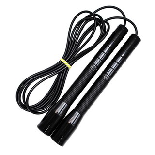 JFROPE 速度跳繩 橫式, 黑色, 1條