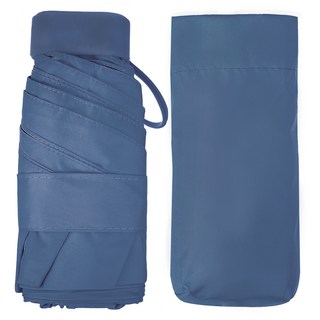 comet 防紫外線 超輕量 迷你 五折 雨傘 陽傘 + 傘套組