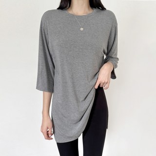 todayandlook 女款側開衩長版T恤