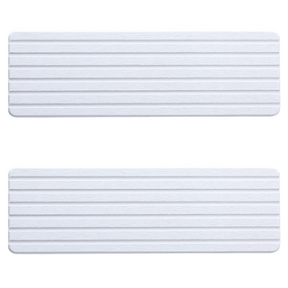 newnlook 超大型珪藻土托盤 10 x 31 cm, 2個, 白色