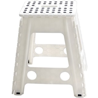 KAZT 多用途便攜折疊椅凳 XL, 白色的, 1個