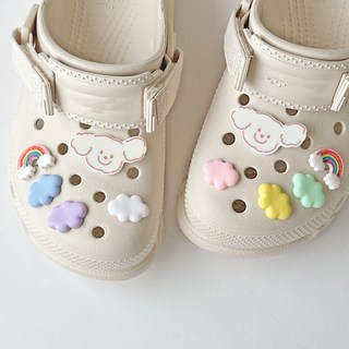 MingbleMingble 兒童雲朵漂浮彩虹滿意角色配件10件組