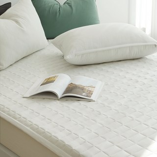 EBLANK 韓國製造 布丁般柔軟空氣水洗床墊, 冰沙奶油