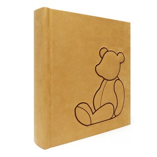 크래썸 테디베어 우리아기 초음파 성장 사진앨범, 코코브라운, 30매, 1개