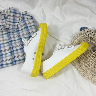 Market A 彩色鞋底女款帆布休閒鞋