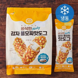 쉐프스토리 바삭한 감자 올모짜 핫도그 (냉동), 90g, 4개입, 1개