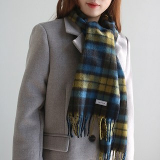 Vavisoo Ena 格紋流蘇圍巾