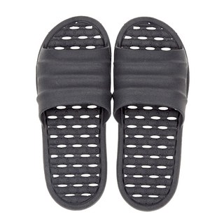 SHABATH 排水防滑浴室拖鞋 複合合成樹脂材質, 炭灰色, 1雙