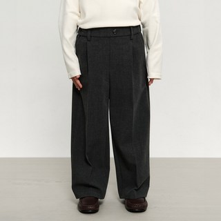 MaritheFrancoisGirbaud 兒童款 WIDE PINTUCK SLACKS
