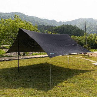 IDOOGEN TRIBECA HEXA TARP 遮陽天幕, 黑色