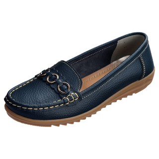 [孝親鞋] Useven 女款真皮舒適樂福鞋 DM1004