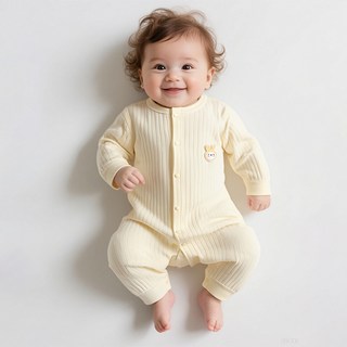 MK 彩色兔子純棉長袖連身衣