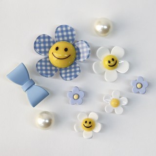 chenny bongbong 兒童用微笑農場砰砰版雲朵夢想農場鞋飾9件組