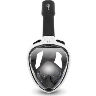 Diveepro 極限全臉浮潛面鏡 Black White S/M(125*165mm)