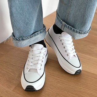 RABLE 厚底帆布鞋 4.5cm