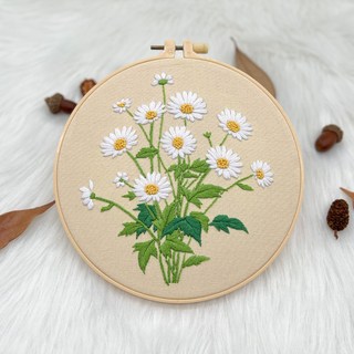 Sefri 刺繡 DIY 套組, 1套, 雛菊