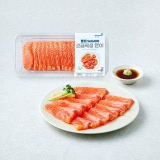 동원 소금 숙성 연어회 (냉장), 1개, 200g