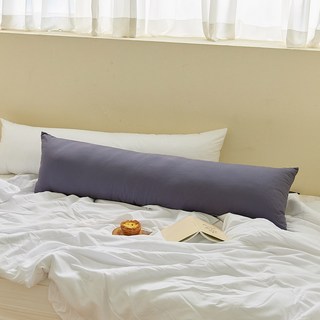 I'm Living 法式水洗多用途長抱枕 炭灰色 特大款(35 x 150 公分)