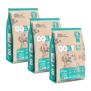 도비밸런스 강아지 건식사료 5kg 3개