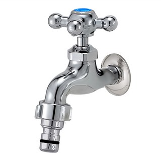 Si Metal 十字快速接頭冷水龍頭, 1個