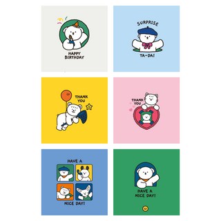 Pinkfoot Ccomang彈出式卡片 6款, 混色, 1組