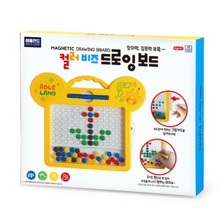 ADLE LAND 磁力珠畫板, 黃色
