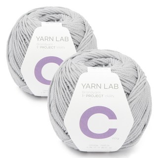brand yarn 編織專用毛線, 33銀灰色, 2個