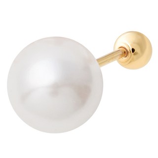 Mini Art 女款 14K 金針 簡約 日常 珍珠 基本款 耳窩 耳屏 軟骨 耳釘 單只