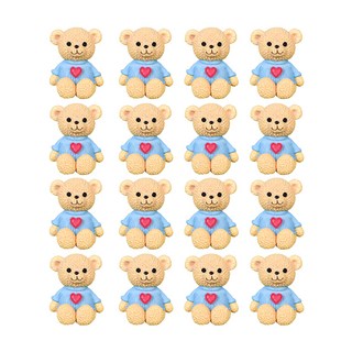 yoromkorom 泰迪熊朋友公仔 16入, 04 愛心熊