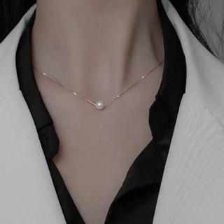 PEONIST 女性珍珠墜飾鍊式項鍊