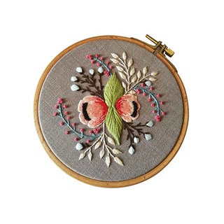 HK Trading 重點法式刺繡 DIY 套組, 1套, 玫瑰花