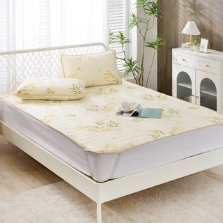 FOCA 天然乳膠冰絲涼蓆 + 枕套 2個, 故園芳草, 1cm